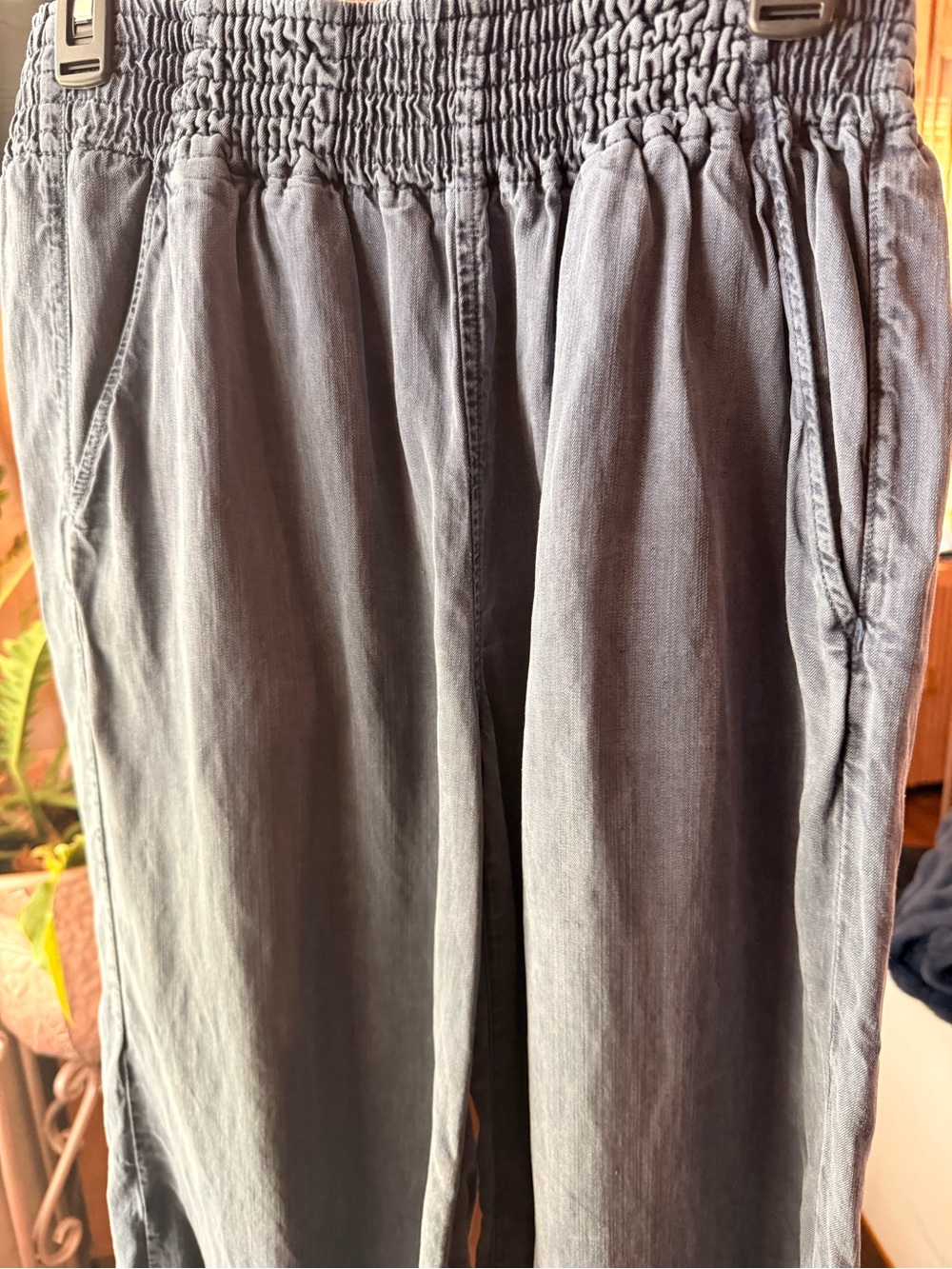 MOTHER The Bingo Fray Cropped Wide Leg Pants Medium - Picture 11 of 16